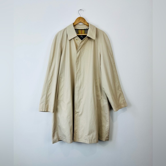 Burberry Other - Burberry Beige Nova Check Lined Classic Utility Trench Coat UK L